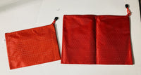 2 Piece Set Large & Small Red Pouch | SandyKandy Limited Co