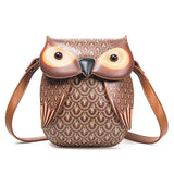Cartoon Owl Print Mobile Phone Bag Crossbody Bag
