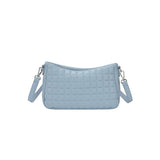 Casual Crease Design Plaid Pattern Solid Color Hobo Shoulder Handle Bag | SandyKandy Limited Co