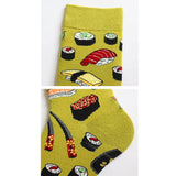 Fashion Food Pattern Middle Tube Socks | SandyKandy Limited Co