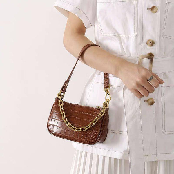 Golden Brown Handbag Chain Purse | SandyKandy Limited Co